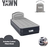 YAWN AIR Deluxe Self-Inflating Airbed with Fitted Sheet - Single Size UK view 3