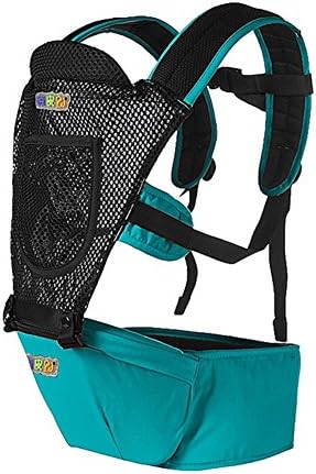 TANGHONG Happy Baby Hip Seat Baby Carrier Four-season use Breathable two shoulder breathable 9007(cyan)