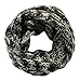 Peach Couture Trendy Multi Color Warm Cozy Chunky Knit Winter Infinity Scarves