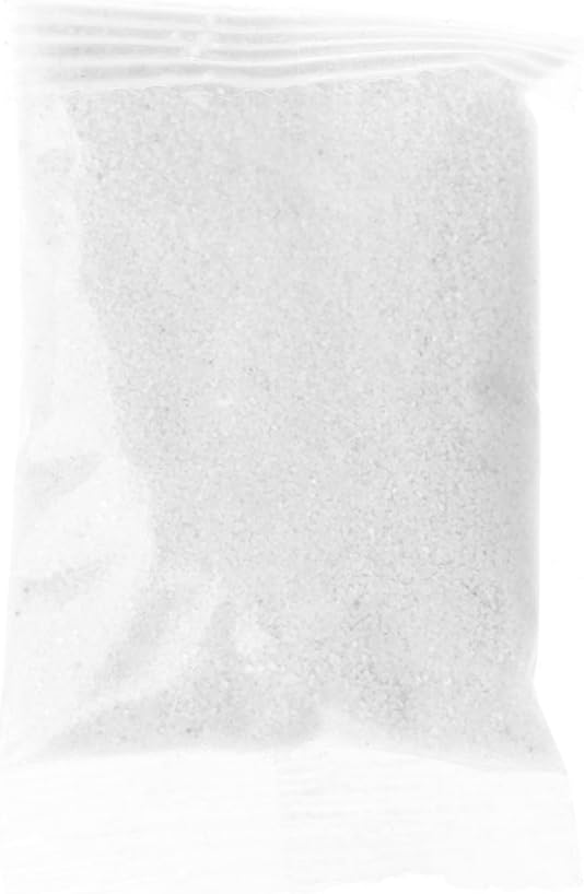 Xuniu 1 Bag Colorful Quartz Sand Miniature Tank Aquarium Bonsai Pot Fairy Garden Decor (White)