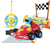 Cartoon R/C Race Car Radio Control Toy for Toddlers