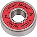 Yellow Jacket Premium Inline Skate Bearings, Roller Skate Bearings, 608, ABEC 11, Racer Red (Pack of 16)