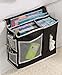 Oalas Bed Bedside Storage Mattress Book Remote Caddy Organizer (1, Black)
