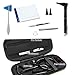 Stethoscope Case for 3M Littmann Classic III Stethoscope Accessories -Extra Room Taylor Percussion Reflex Hammer Reusable LED Penlight (Black Waterproof)