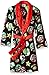 Super Mario Boys Fleece Bathrobe Robe (Medium / 8, Black/Red)