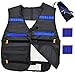 Tactical Vest Jacket for Nerf Guns N-Strike Elite Series with 12pcs Darts and Protective Goggles Glasses GFU