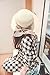 Connectyle Kids Classic Lovely Summer Straw Hat Cap Bowknot Beach Sun Protection Hats for Girls,  52  20.5