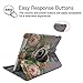 Newraturner Case for iPad 2/3/4 Case - 360 Degree Rotating Stand Smart Case Protective Cover with Auto Wake Up/Sleep Feature for Apple iPad 4, iPad 3 & iPad 2 (Painting Rose)