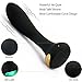 IMO Vibrating Anal Plug and Prostate Massager - Rechargeable & Waterproof - Body Safe Silicone & Colorful Lights - 7 Stimulation Modes Vibrator - for Men, Women or Couples (Black)