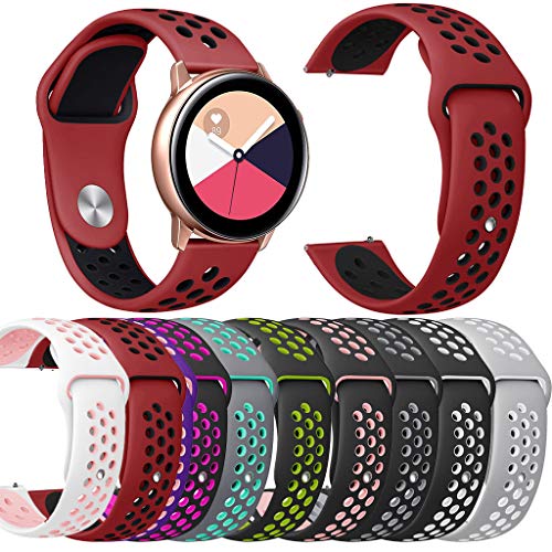 HOT Sale!!! for Samsung Galaxy Watch Active - Silicone Replacement Wrist Watch Bands Sport Texture Watch Bracelet Watches Accessories for Gifts