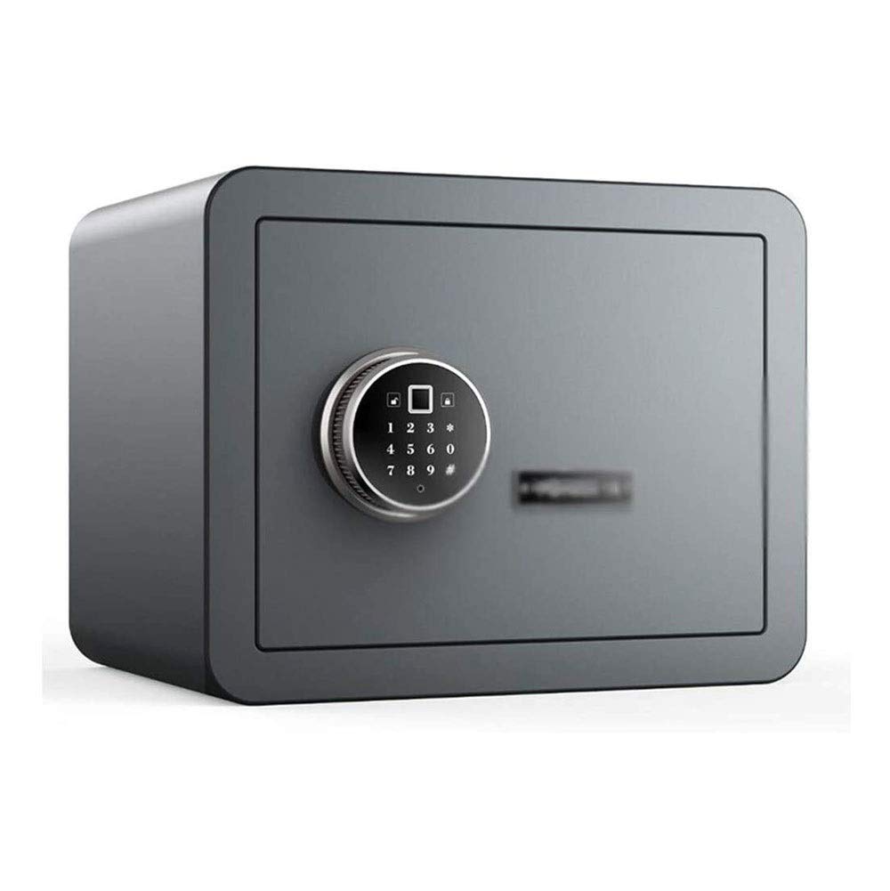 LKNJLL Electronic Security Safe Box,Fingerprint Password Mini Safe,Digital Cabinet with Keypad Lock 