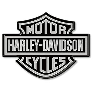 labelbike – 3D Hars Sticker EMBLEEM-LOGO voor motortank compatibel met HARLEY DAVIDSON – afmetingen 9,5×7 cm