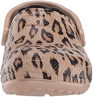 leopard lined crocs