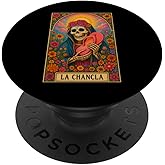 La Chancla Flip Flop Dingo Card Funny Mexican Tarot Card Mom PopSockets Adhesive PopGrip