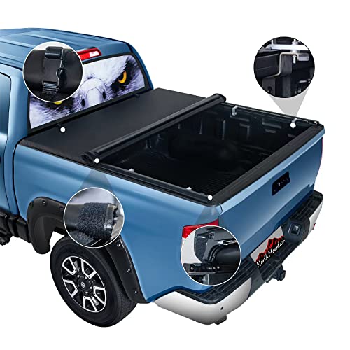 North Mountain Soft Roll Up Truck Tonneau Cover for 20172023 Honda