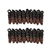 PHOCAS 5Packs 10'' Toin Curl Short Crochet Hair Carrie Curl Crochet Braids for Black Women Natural Black to Brown