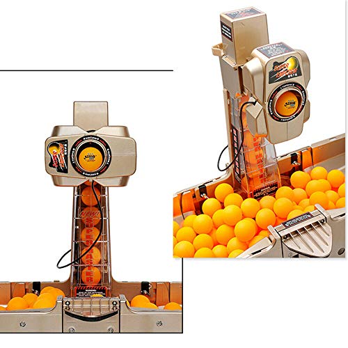 YUNRUS Ping Pong/Table Tennis Robots Automatic Ball Machine Training Catch Net and Remote Balls Exercise Basic V.