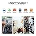 Car Mount For Pop Sockets - Air Vent - 360 Degree Rotation - Perfect for iphone ipod Galaxy HTC With Pop Socket - Easier GPS Navigation and Calling (black)
