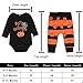 Mini Era 3PCS Halloween Baby Boys Girls Outfit Set Pumpkin Costume Romper