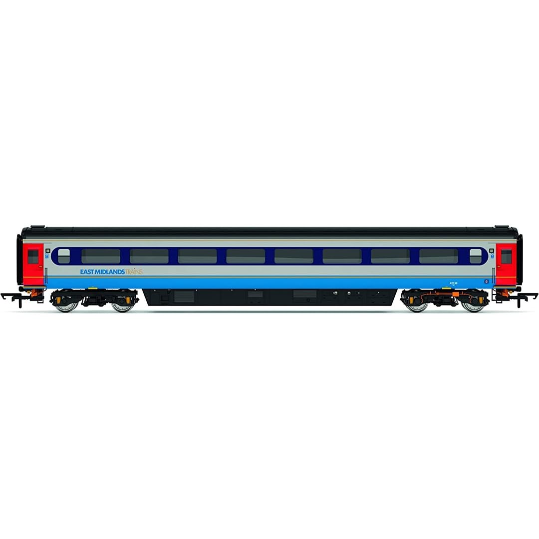 Hornby East Midlands MK3 Coach D 42238 TS - Era 10. Coaches & Coach Packs.,Blue