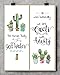 Cactus and Humans - 11x14 Unframed Art Print Poster, Great Plant Wall Art, Home Room and Office Decor, Funny Cactus Decorations for Garden, Humorous Mental Health Poster, Modern Succulents Art