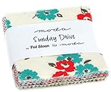Sunday Drive Mini Charm Pack By Pat Sloan; 42 - 2.5