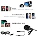 Paladou Lavalier Microphone for iPhone Android Smartphones Recording/Video Conference/Studio/Interview/Youtube/Podcast/Voice Dictation/3.5mm Lapel Mic