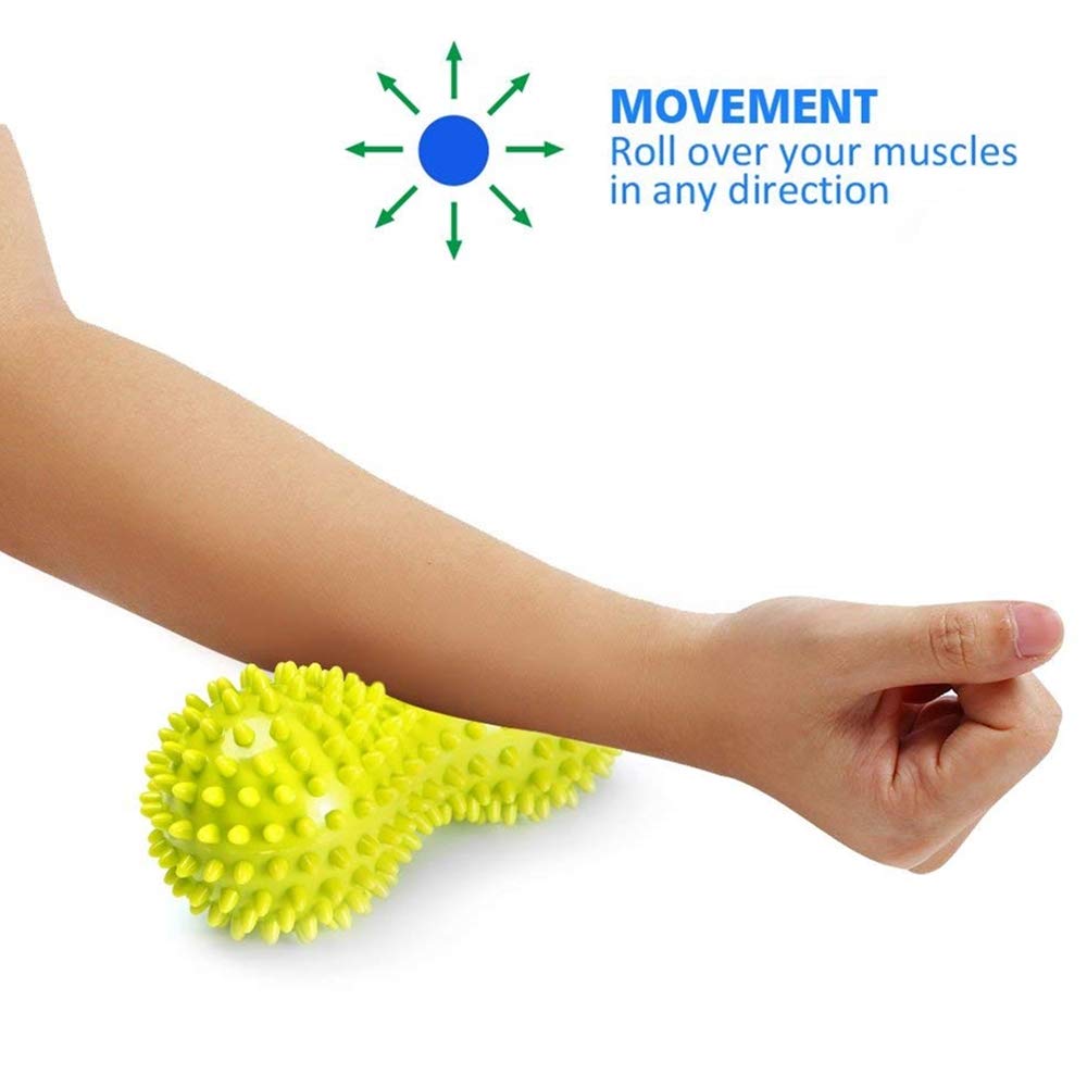 Cammate Spiky Massage Balls 3 Pieces Foot Massager Exercise Lacrosse