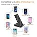 iPhone X Wireless Charger,10W Fast Wireless Charger Charging Pad Stand(No AC Adapter) for Galaxy Note 8/5 S8/S8 Plus S7/S7 Edge S6 Edge Plus, 5 W Standard Charge for iPhone X /8/8 Plus