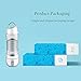 OULYLAN DIDI Sports Water Replenishing Cup Moisturizing Spray USB Charging Humidifier Ultrasonic Air Aroma Diffuser Mist Maker 400ml Water Bottle with LED Lights for Travel, Outdoor, Indoor (Gray)