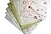 60 Sheets 8.5 x 11 inch Handmade Paper Mulberry Paper Sheets for Crafts Japanese Tissue Paper with Designs 8.5 by 11 inch Letter Size Collage Art Supplies soap Paper Packaging wrap soap Supplies Bulk