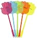 Dirza Fly Swatter - Long Handle - More Thicker Weight up to 1.09 OZs/One -Durable - Colorful Pack of 5 primary