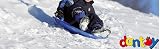 Dantoy Kids Sledge with Brakes Blue Toboggan Bob Sled for Winter Snow view 3