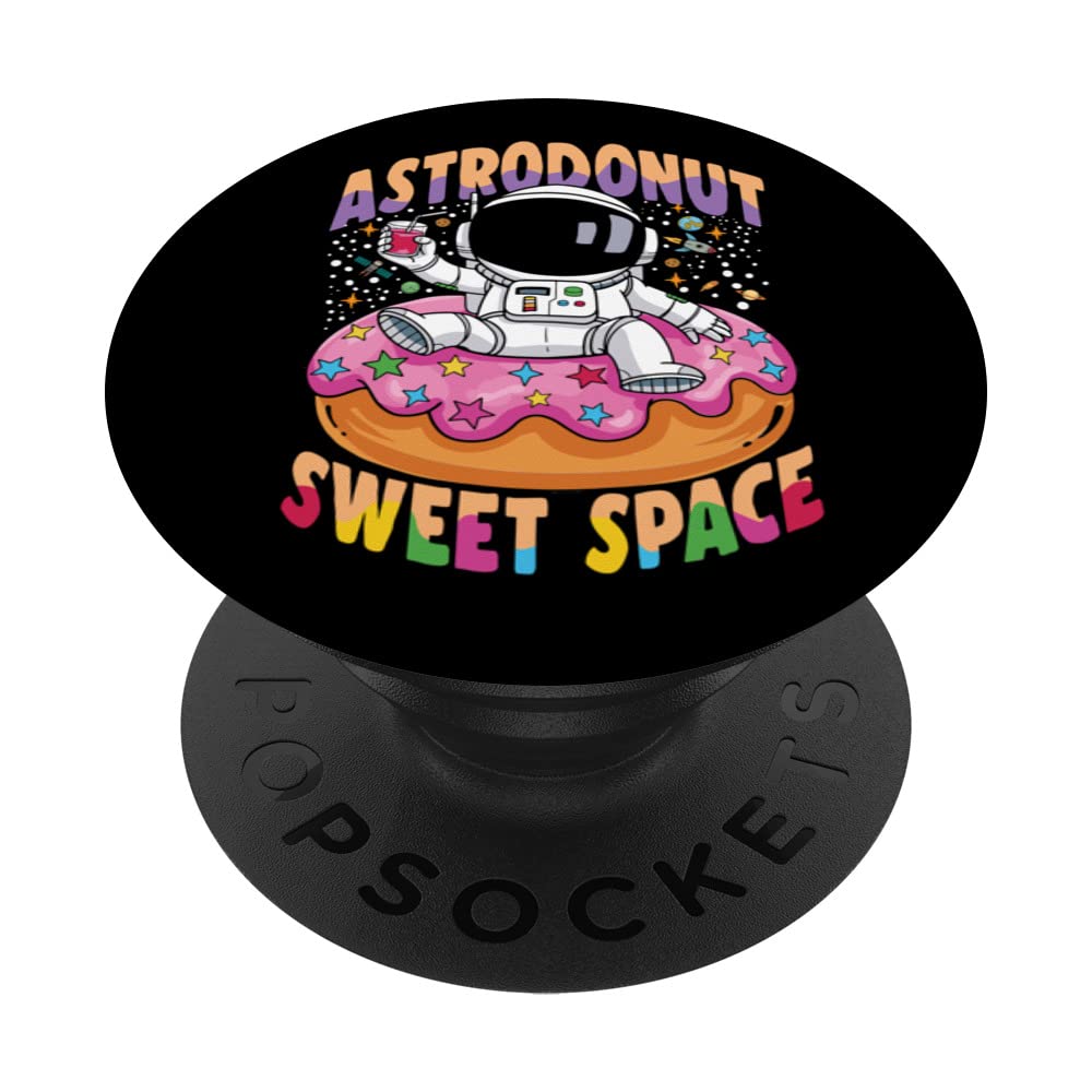 Astrondonut Sweet Space for a Astronauts With Donut PopSockets Swappable PopGrip
