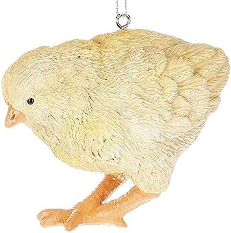 Chicken Hatchling Chick Yellow Farm Bird Christmas Tree Ornament