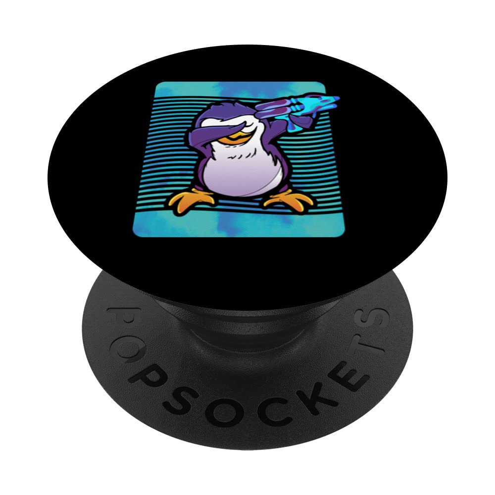 Penguin Whisperer Water Gun Squirt Gun Water Pistol PopSockets Swappable PopGrip