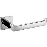 GROHE Start Cube Porte-Papier Toilette Mural Sans Couvercle – Chromé, Fixation Invisible, Installation Facile Avec QuickGlue Ou Vis