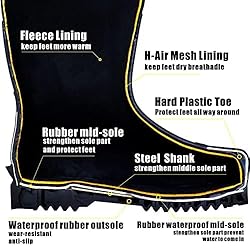 D DRYCODE Work Boots for Men with Steel