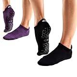 Grip Barre, Dance, Yoga Socks - Tavi Noir Women’s Savvy Non-Slip Socks 2 pack