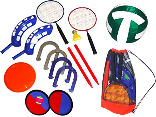 Six Game Outdoor Sports Set