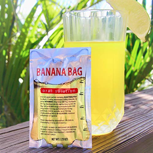 Banana Bag Oral Solution Electrolyte Vitamin Powder Packet For Reconstitution In Water To Drink 5 Pricepulse
