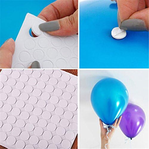 STRESS SPINNER 1000 Points Removable Seamless Balloon Glue Dot Attach Balloons to Ceiling or Wall Envelope Invitations Stickers for Birthday Party Wedding