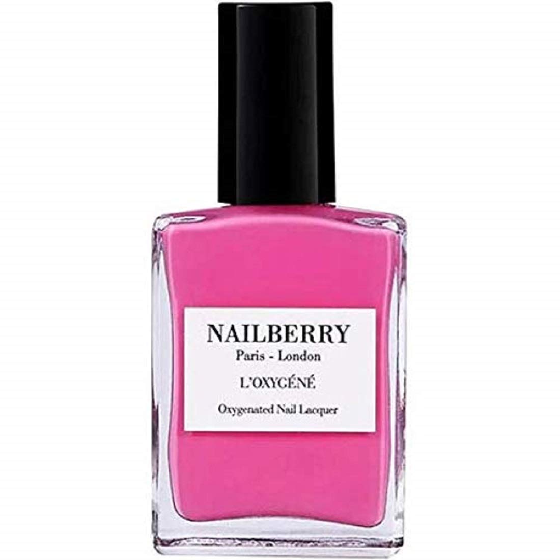 Nailberry L'Oxygéné Oxygenated Nail Lacquer | Pink Tulip, 15ml | Polish for a Healthier Manicure & Long Lasting Colour | 12-Free, Vegan, Halal, Cruelty & Gluten Free