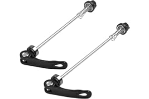 Dokpav 2 Pcs Bike Quick Release Skewers Front & Rear Wheel Hub for Road Mountain Bicycle(Black)