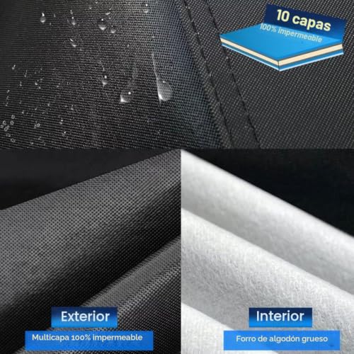 Holthly Exterior Car Cover for BMW 1 Series (2004-2025), Car Cover 10 Layers of Protection, 100% Waterproof, Anti-Dust, Windproof, Rain Waterproof, UV Protection.