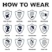 SA Company Face Mask Shield Protective Balaclava Bandana Microfiber Tube Neck Warmer (Purple Crow)