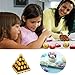 Sakolla 200 Pieces Aluminium Foil Candy Wrappers, 4 x 4 Inch Colour Chocolate Wrappers for Homemade Caramel, DIY Candies, Lolly, 9 Colors
