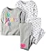 Carters Little Girls 4-Piece Snug Fit Cotton PJs Daddy's Girl Heart
