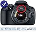 Professional 55MM Lens & Filter Bundle–Complete DSLR/SLR Compact Camera Accessory Kit – Lenses (Telephoto, Wide Angle) Filters(Macro, ND, UV, CPL, FLD),Cleaning Tools+More Accessories