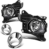 AUTOSAVER88 Fog Lights for Nissan Pathfinder 2013 2014 2015 2016 (Clear Lens with Bulbs & Wiring Harness)